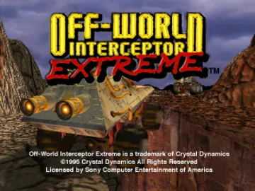 Off-World Interceptor Extreme (US) screen shot title